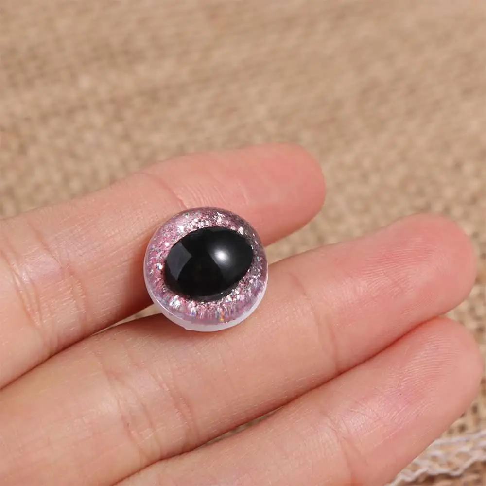 Stuffed Animal Eyes Safety Eyes for Amigurumi 12mm Amigurumi Safety Eyes for Crochet Shiny 3D Amigurumi Eyes Cat Doll