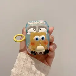 Adorable Cartoon Earphone Case - Candy Color Protective Cover with Hook - Airpods 4 (2)