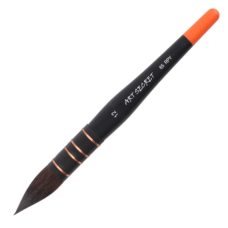 Artsecret Squirrel Hair Watercolor Brush Mop Brush 65Rpy Professional Round Brush for Art Students 5