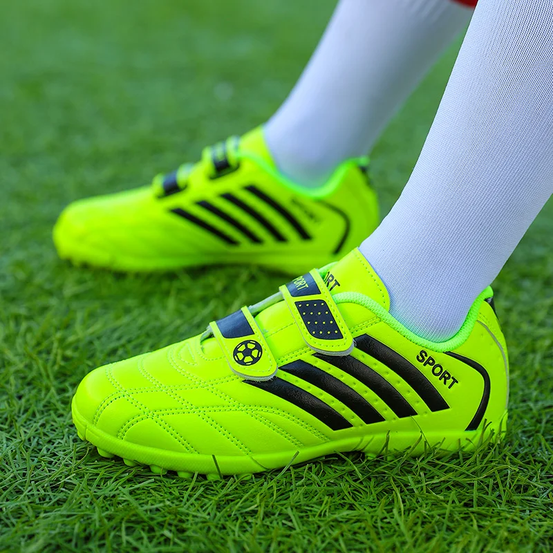 Hot Sale Children Soccer Shoes Cheap Football Cleats Training Football Boots Kids Boy Futsal Turf Sneakers zapatos de f&uacute;tbol