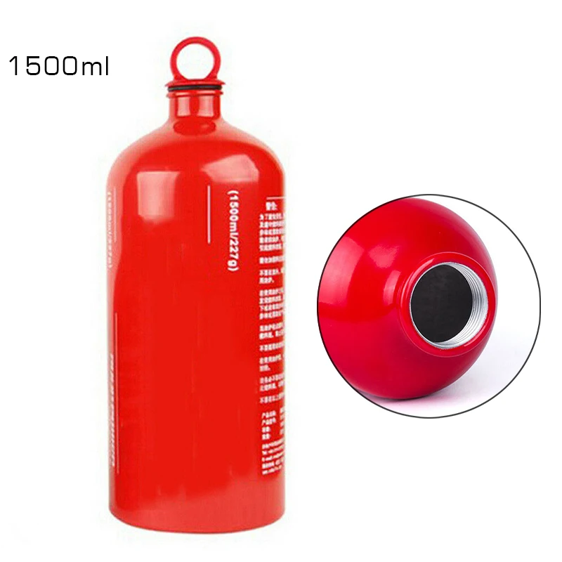 

1500ML Gas Oil Fuel Bottle Container Motorcycle Petrol Gasoline Canister 100*260mm Red Tool Accesseries For Camping Hiking