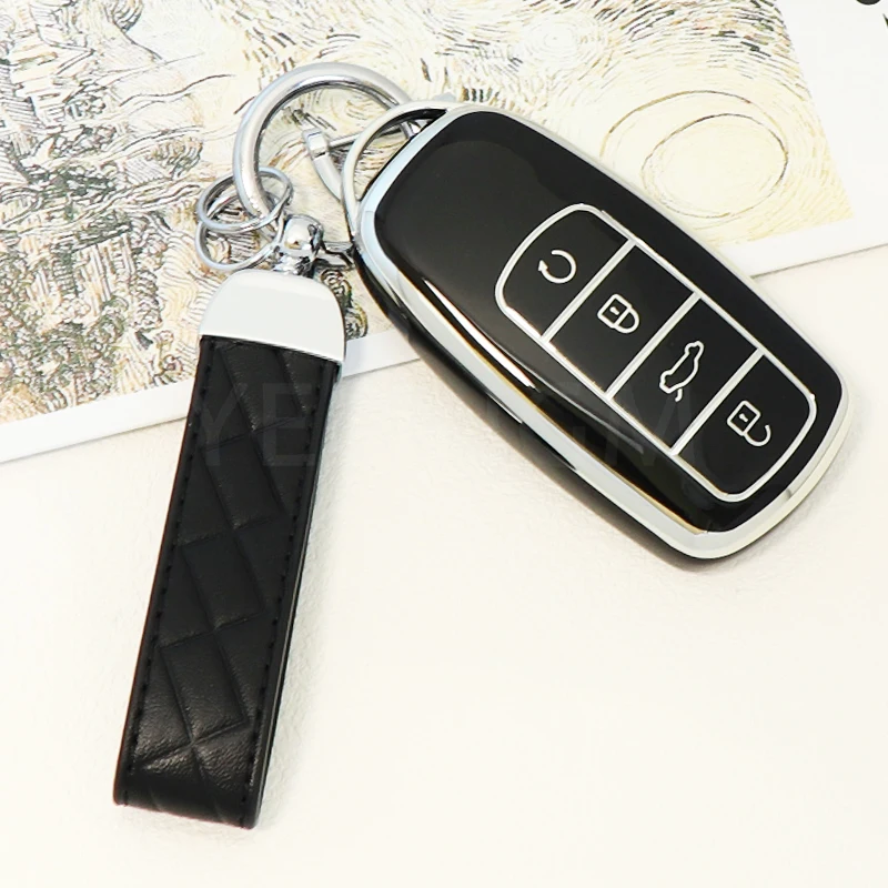 Soft TPU Keychain Holder & Key Cover Case