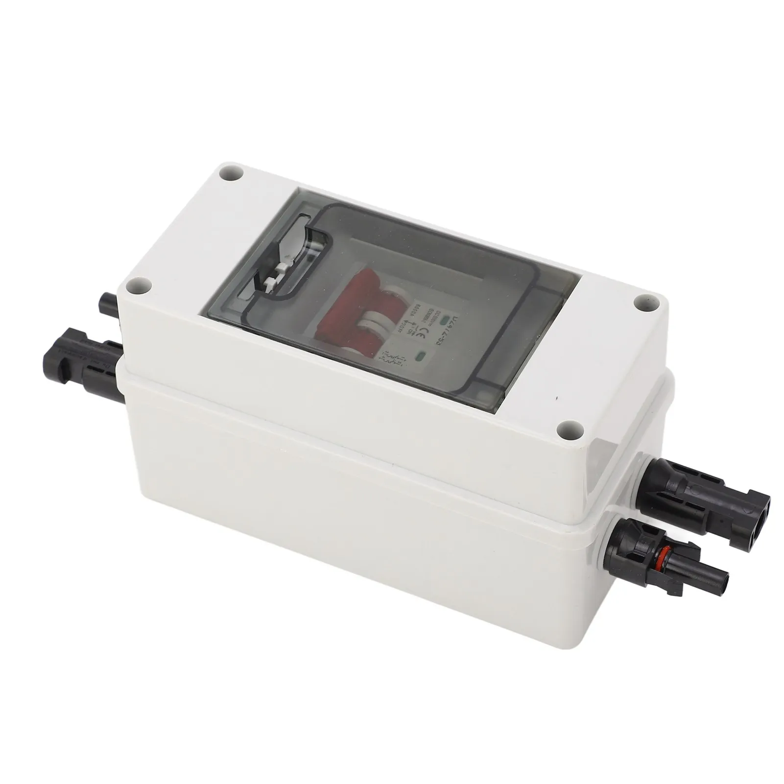 Waterproof Solar Disconnect Switch with Mini Circuit Breaker - IP65 Rated - DC500V