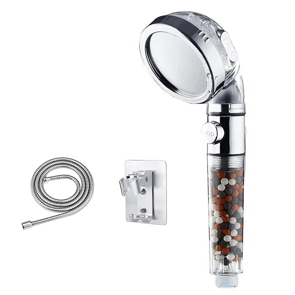 Recableght 3function Negative Ion Shower Head Aluminum High Pressure