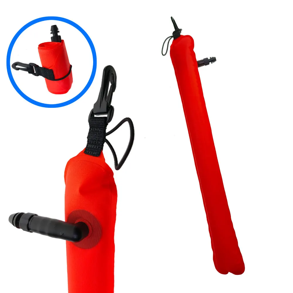 Mini Scuba Diving SMB Surface Marker Buoy Close End 56*8.5cm