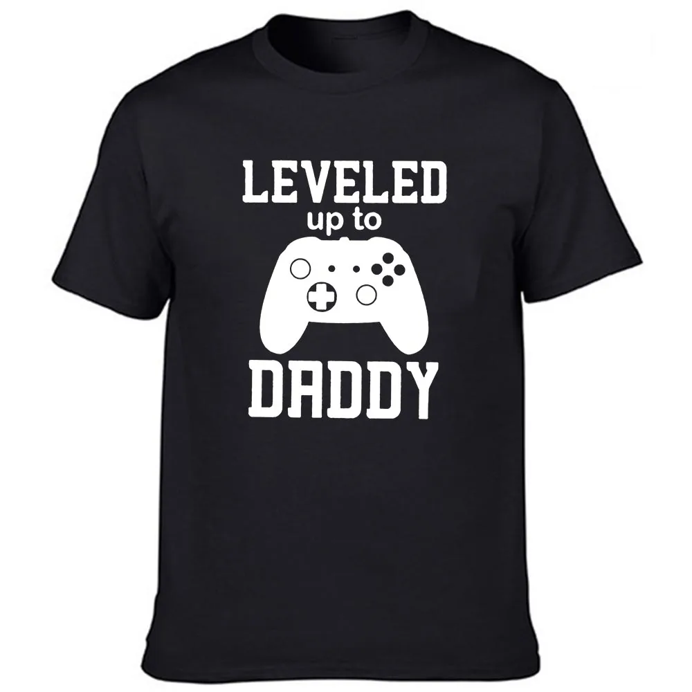Baby Romper Pregnancy Announcement Gift Player 2 Enter Game Leveled Up To Dad T Shirts Daddy and Son Matching Family Funny Tee 3