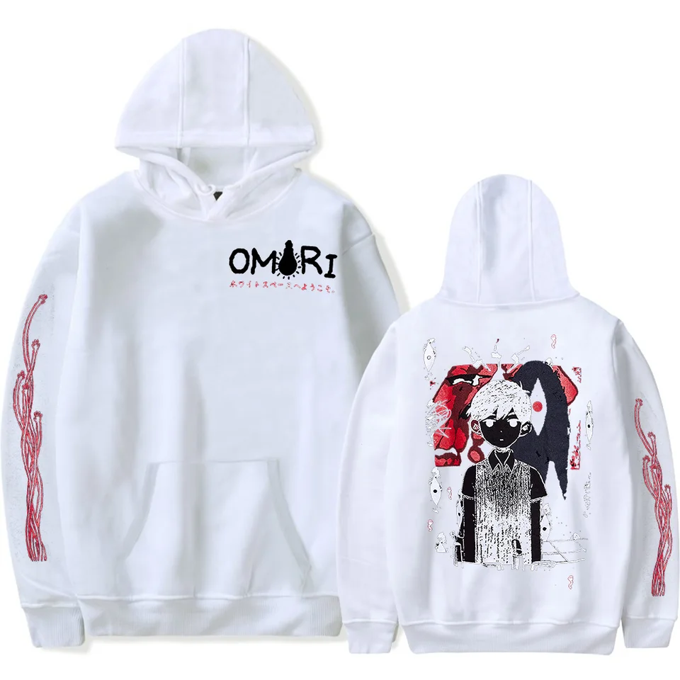 AGZVAKG Omori Red Space Hoodie - Graphics Print Unisex Streetwear Casual Hoodie - View #11