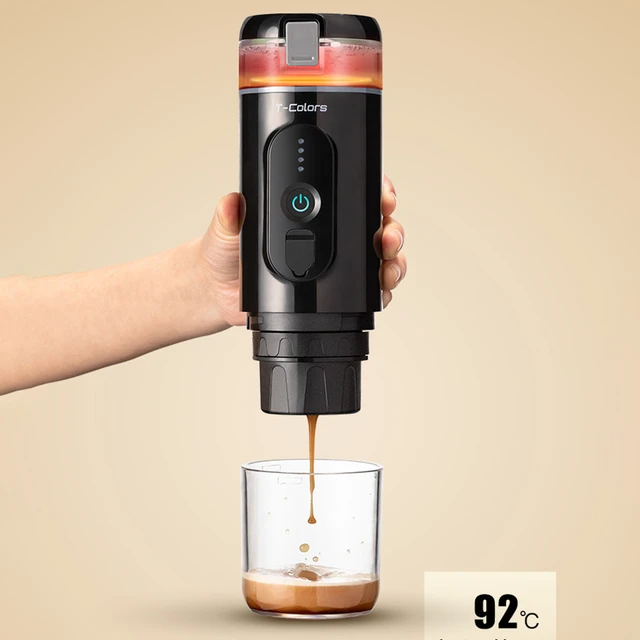 Electric Heating Portable Coffee Machine】T-Colors Heating