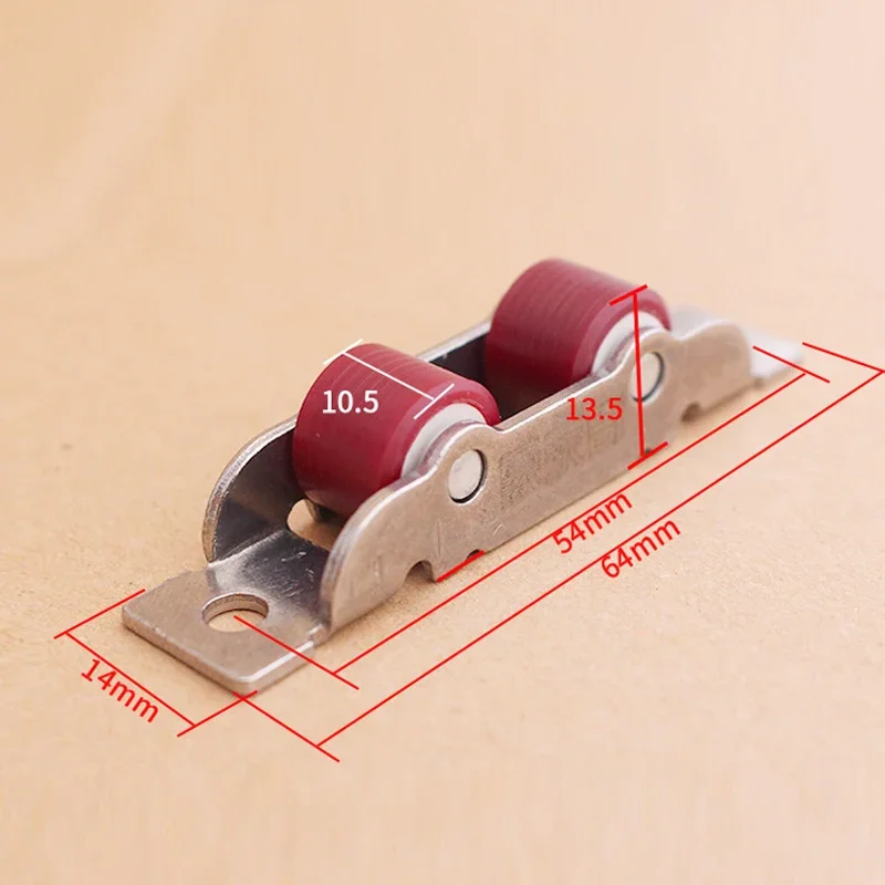 stainless steel door 80 Type window silent nylon pulley slot wheel sliding door fittings glass sliding rollers 4 Pcs/lot sliding door rollers