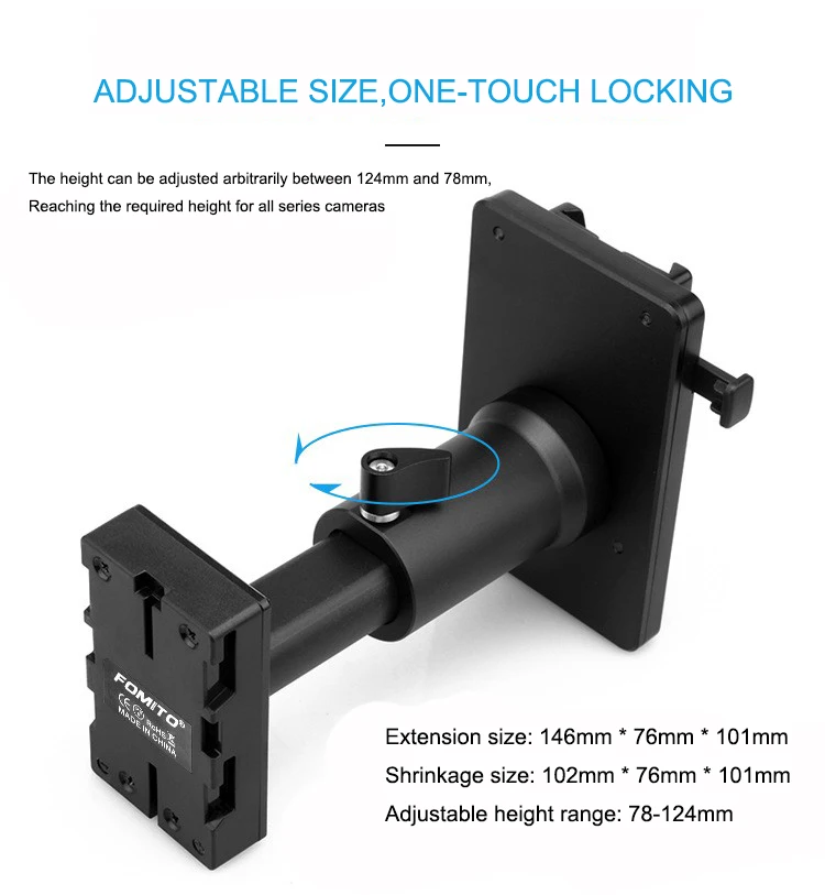 ミニvマウントバッテリープレート、Sony PXW-Z280、fs5、fs7、fx6、fx9