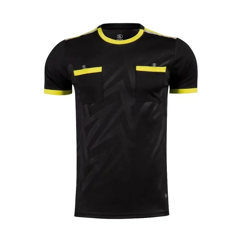 new football uniform referee suit brand jersey short sleeve shorts summer training clothing free delivery