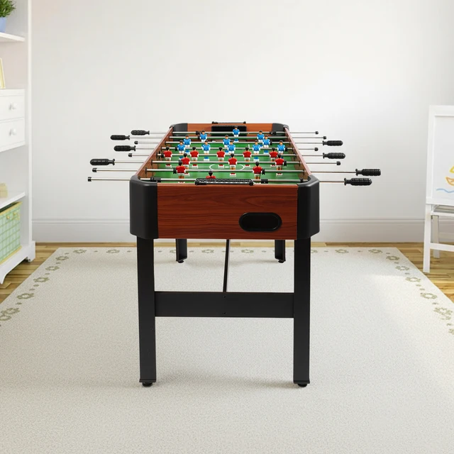 20173-f1ff5c.jpg 120*61*81cm Foosball Table Soccer Table Game 8-Rods Foosball Game Table for Placing in Your Home Living Room,