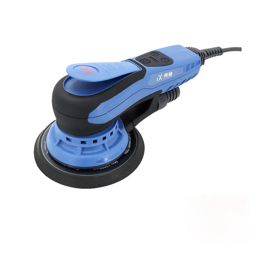 6-inch Electric Sander 350W Carbon-free Brush 6-speed Variable-speed Sanding Tool Car Paint Putty Wood Dry Sanding and Polishing