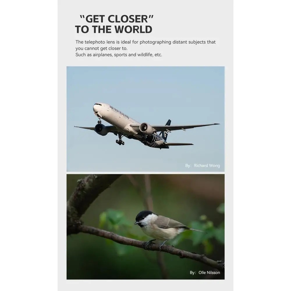 500mm F6.3 Full Frame Manual Focal Super Telephoto Lens for Sony E Nikon Z Leica