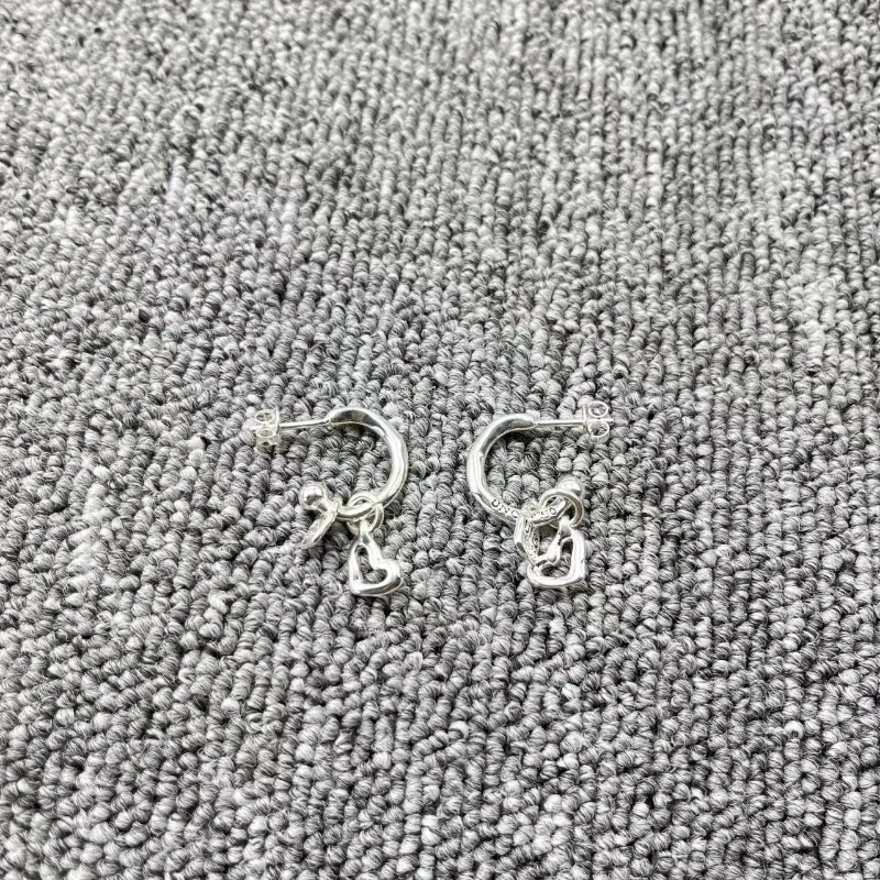 

Новинка 2022 г., изысканные модные серьги unode 50 из серебра 925 пробы с гальваническим покрытием в форме сердца, ювелирные подарки