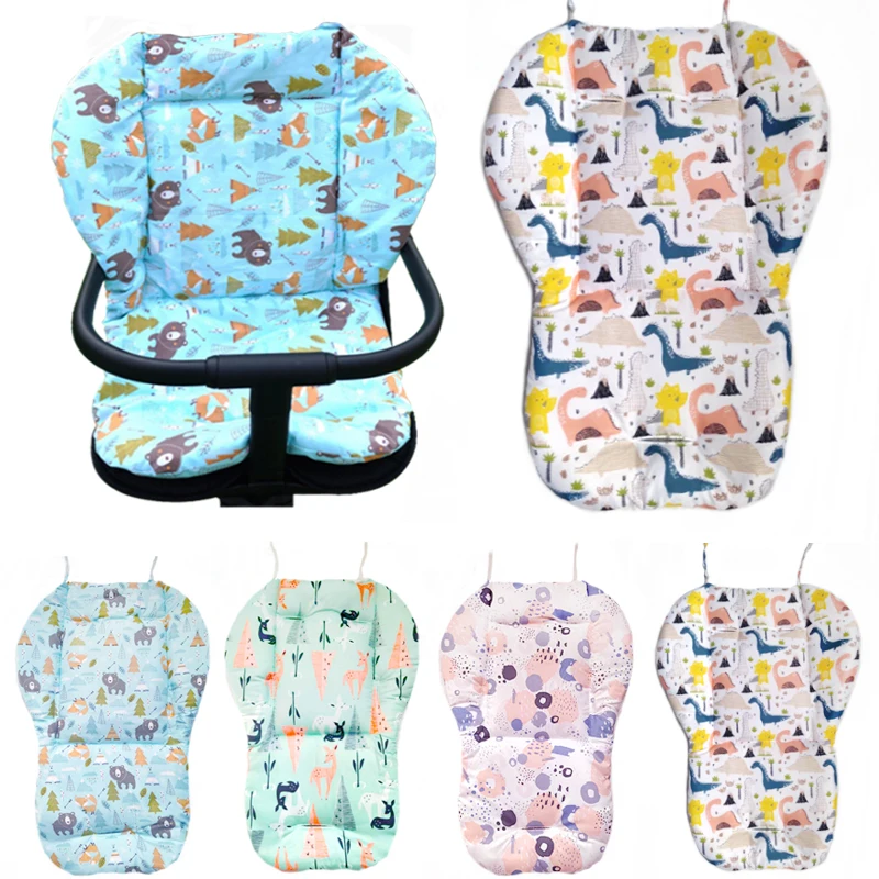 Description Picture 3 of itemBaby Kids Highchair Cushion Pad Mat Booster Seats Cushion Pad Mat Feeding Chair Cushi on Pad Stroller Cushion Mat Cotton Fabric