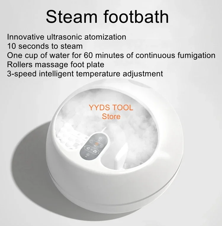 Description Picture 2 of itemSteam footbath massage heating constant temperature steam home foot washers soaking foot basin bucket