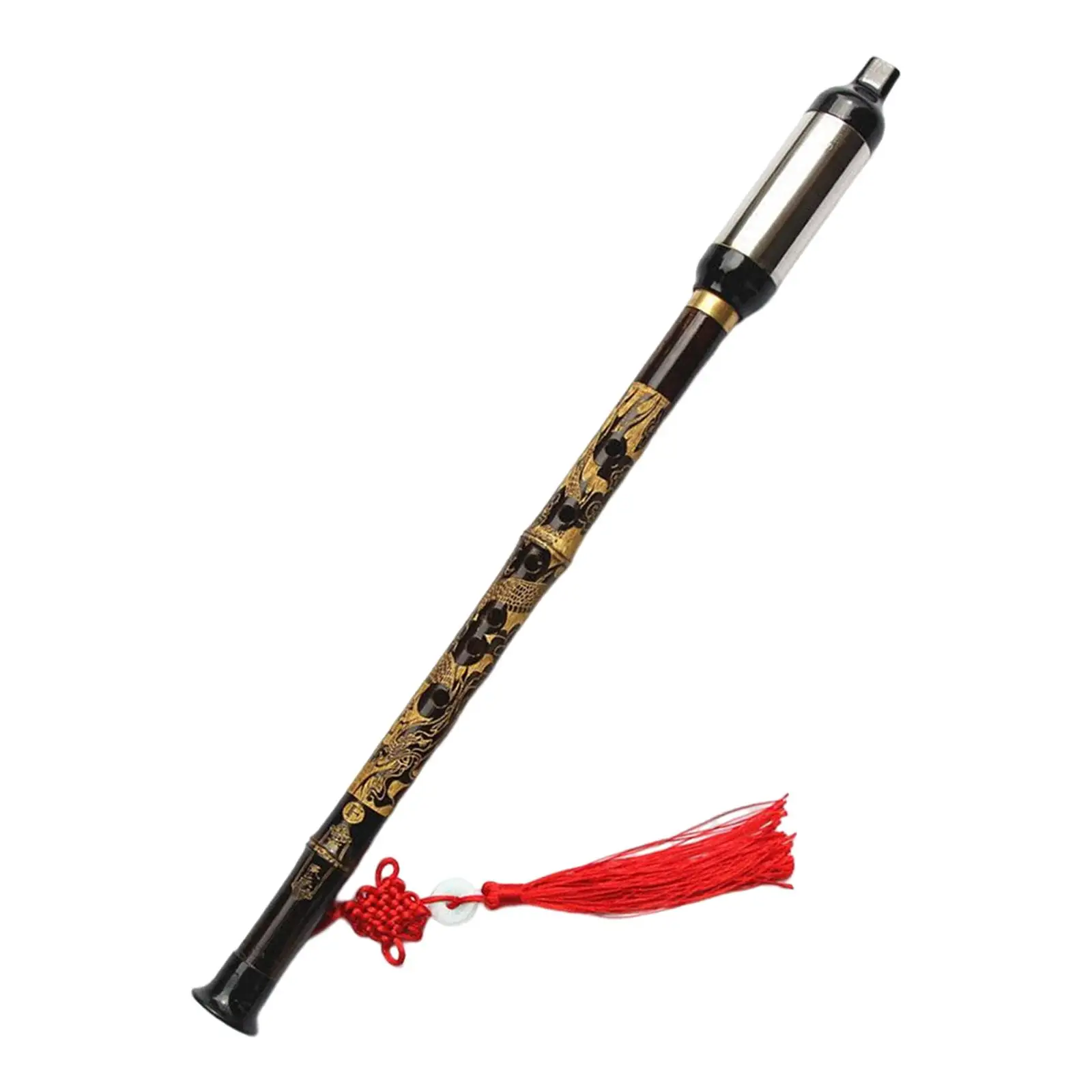 Bamboo Bawu Tune G Chinese Ethnic Instrument Bawu Flute Chinese Woodwind Flauta Detachable Bau Pipe for Beginners