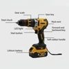 DEWALT DCD791 Compact Cordless Drill Brushless Motor Drill Screwdriver Multi functional Drive Home Rechargeable Electric Tools 6