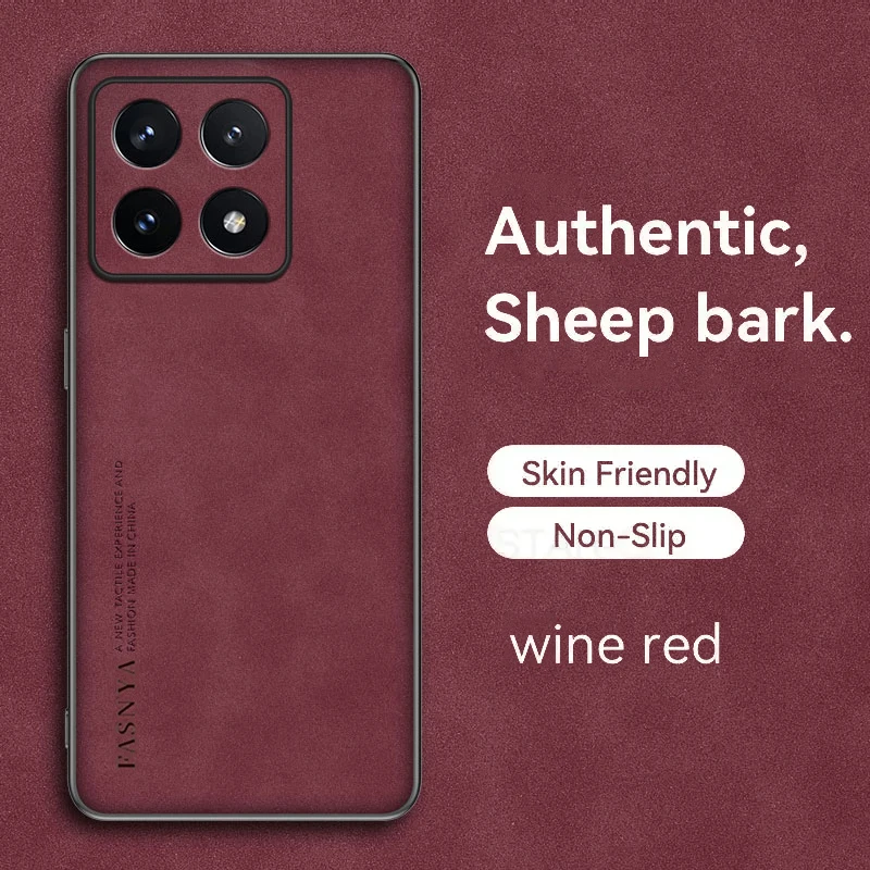 Leather TPU Soft Bumper Protective Phone Case with Lens Protection