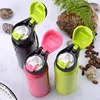 500ML Bicycle Water Bottle Walled Simple Thermo Mug Insulated With Straw Vacuum Stainless Steel Cycling Water Bottle Double 3