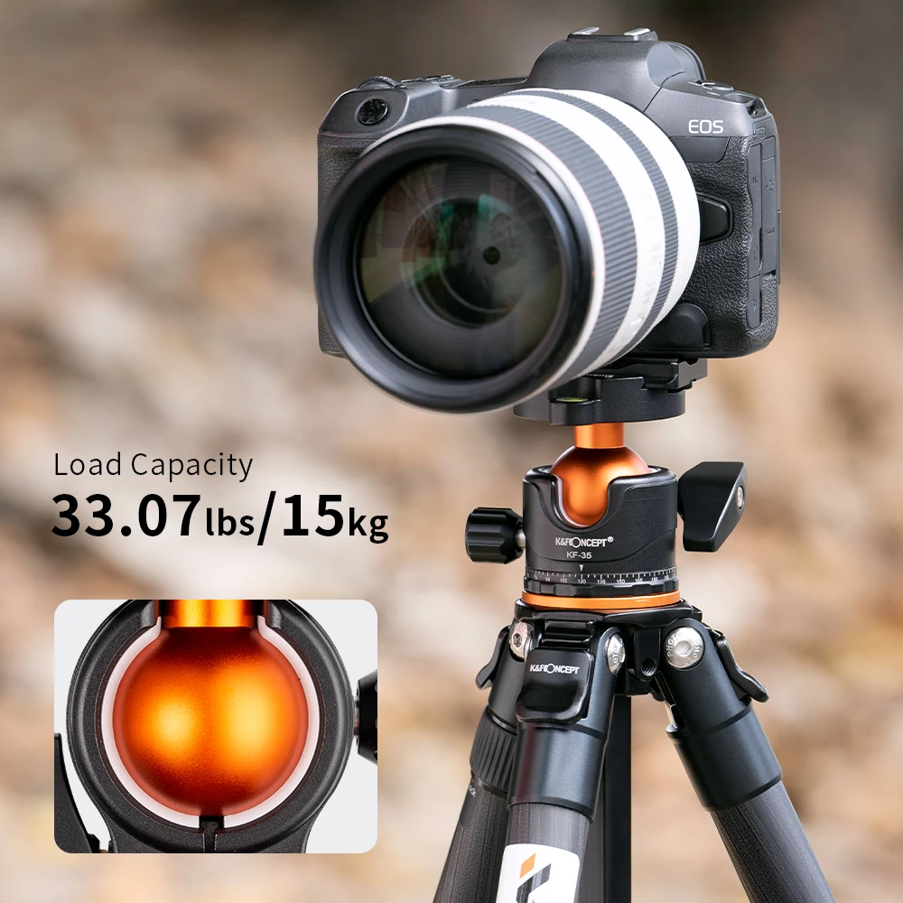 K & F  ź  ī޶ ﰢ,  ī޶  ﰢ, SA254C2, ִ  70 ġ, 177cm, 15kg, 33.07lbs 