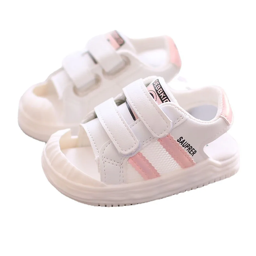 Children sandals PU leather summer anti-slippery soft-soled for boys girls