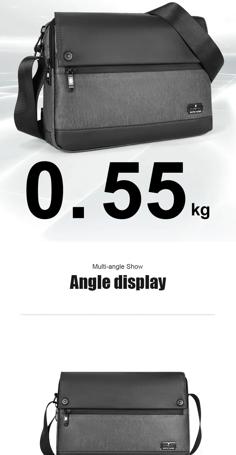 Arctic Hunter K00089 Anti-Theft Waterproof Crossbody Bag Sling Bag Chest Bag description image 7