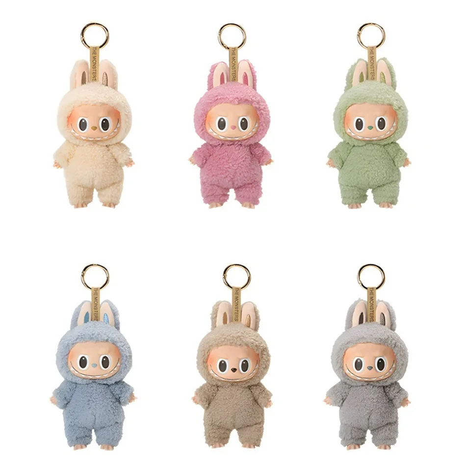 Popmart Labubu Plush Doll Monster Series Blind Box Manga Figure Collection Desk Decoration Gift
