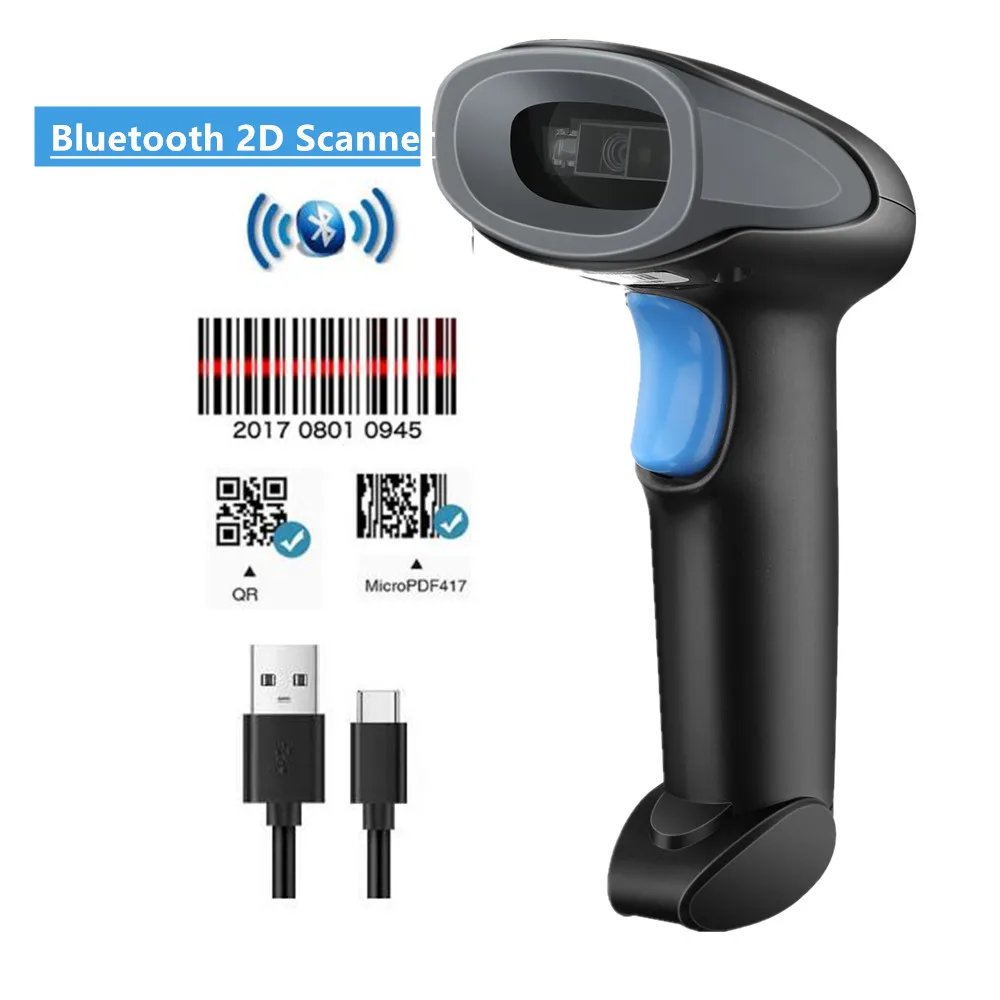 document scanner Eyoyo EY-019 Wireless 1D 2D QR Barcode scanner 2.4G Dongle Wireless USB Wired DataMatrix PDF417 Maxicode Reader Screen Scan fast scanner Scanners