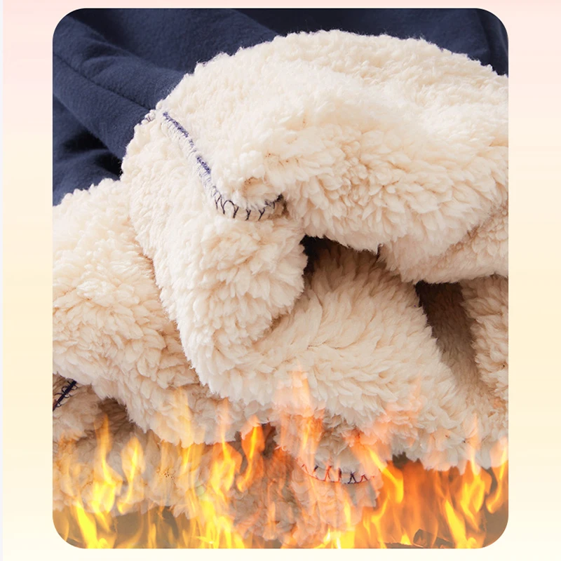 GOLDEN 여성용 카멜 하이킹 바지, 모피 조거, 면 따뜻한 양털 스웻팬츠, 남성 러닝 보온 바지, 남성 겨울 바지, 2023