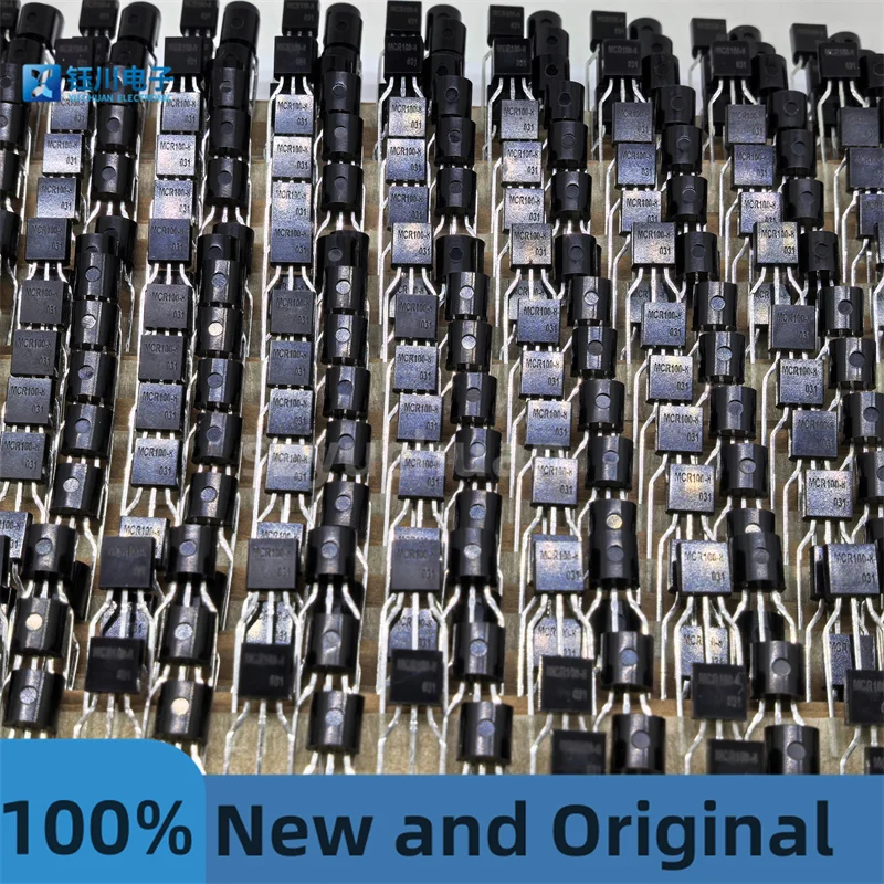 (100Pcs) Mcr100-8 단방향 사이리스터 Cj 브랜드의 새로운 오리지널 0.8A 600V 인버터 용접기 수리 사이리스터 To-92 패키지