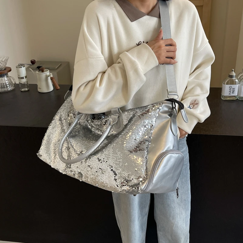 【suzen】Shinjuku y2k Big Bag Harajuku Chain Star Tote tote bags for women - Y2K Goth
