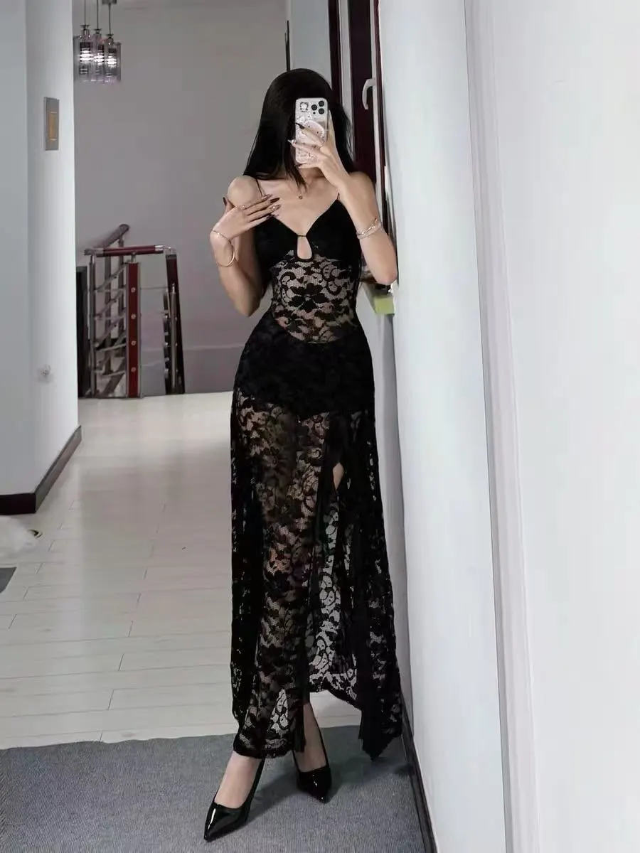 Hollowed Transparent Dress - Gothic Aesthetic photo review