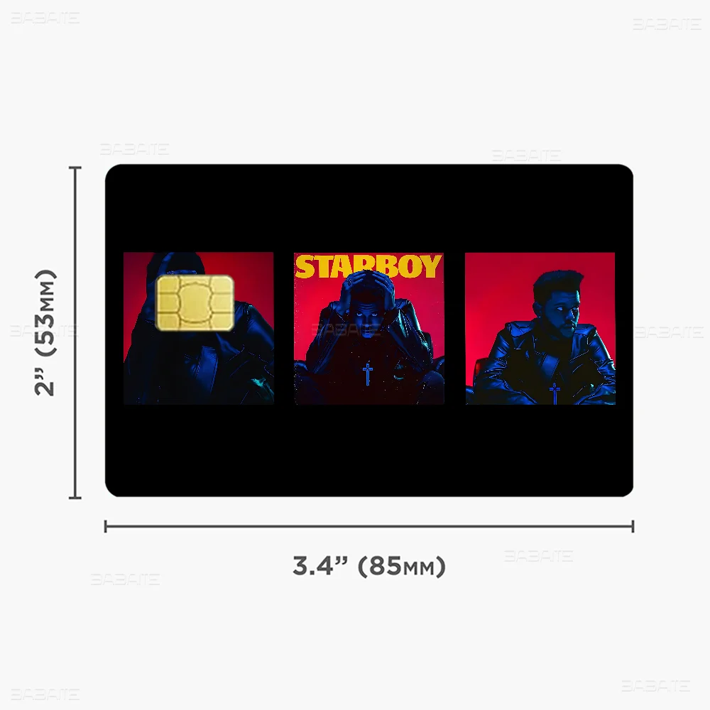 The Weeknd Anime Front Cover Film Sticker Skin