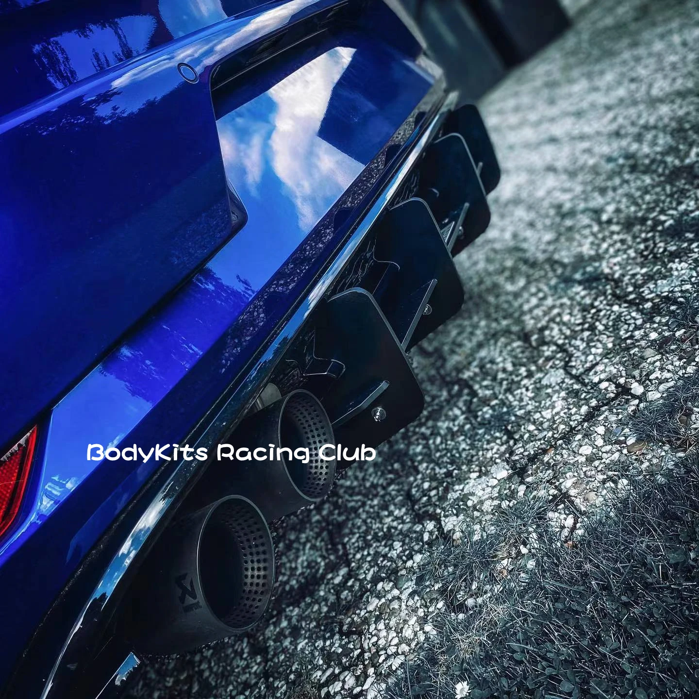 Kit Aero Valance Di Estensione Del Diffusore Del Paraurti Posteriore Stile Maxton Nero Lucido Per Volkswagen Golf 7.5 R 2017-2020