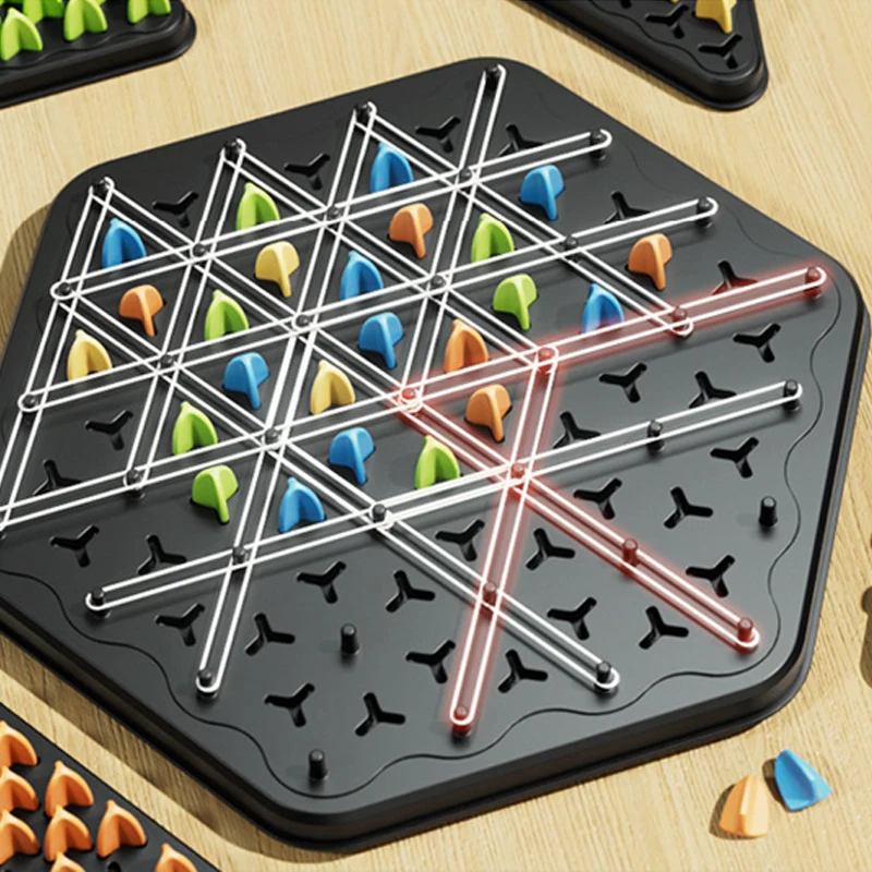tapple board game Cross border triangle chain chess table puzzle game family parent-child interactive exercise logic toys 2