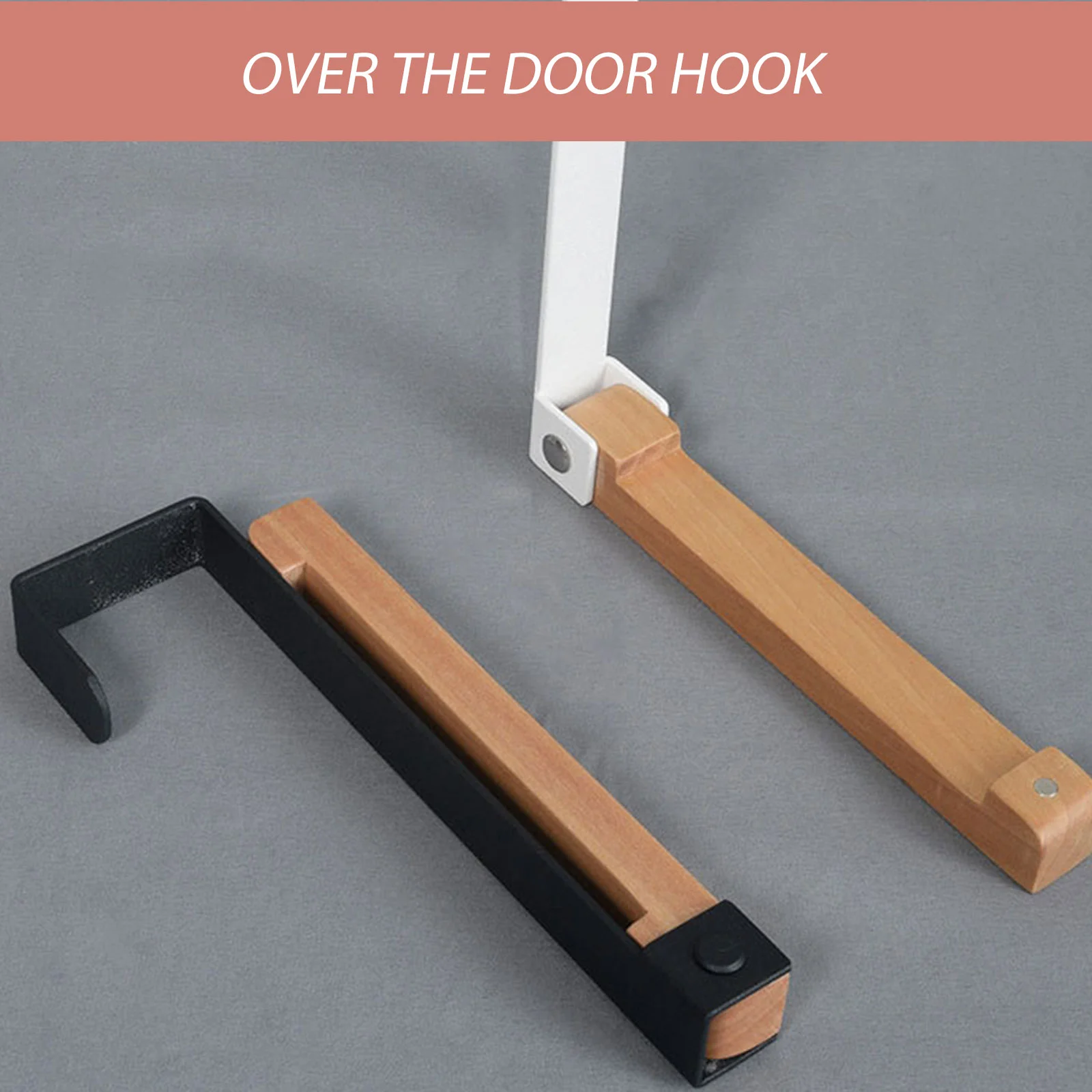 Door Hook behind Hanger Multifunction over Coat Iron Back The Multi-function Clothes