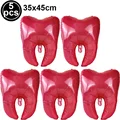5pcs Red tooth