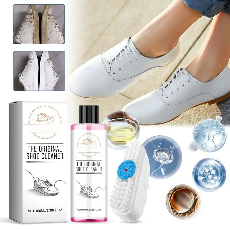 Shoes Cleaner Kit Removes Shoes Whitening Cleansing Shoe Washing Machine Dirt And Yellow From Shoes Cleaning Foam Cleaner Kit