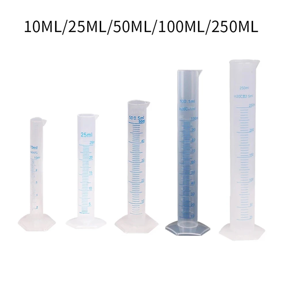 

Transparent Chemistry Liquid Measurement Measuring Cylinder Graduated Tube Graduated Cylinder Plastic Measuring Cylinder