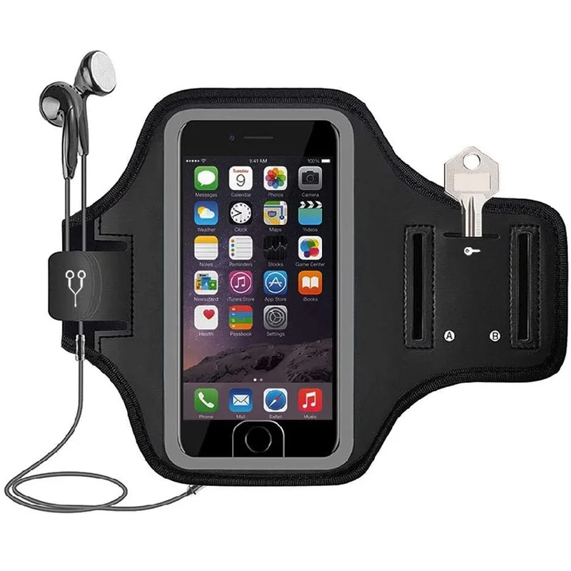Mobile Phone Armband Phone Arm Band Phone Armband Sports Arm Bag Fitness Arm Bag Neoprene Waist Bag Running Waist Pouch Sports Waist Bag Walking Exercise Running Arm with Gym Waist Bag Outdoor Runner Mobile Phone Support Arm Belt Cover
