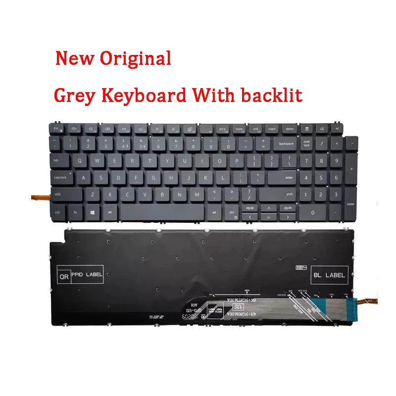 New Genuine Laptop Keyboard Compatible for DELL Latitude 3510 15