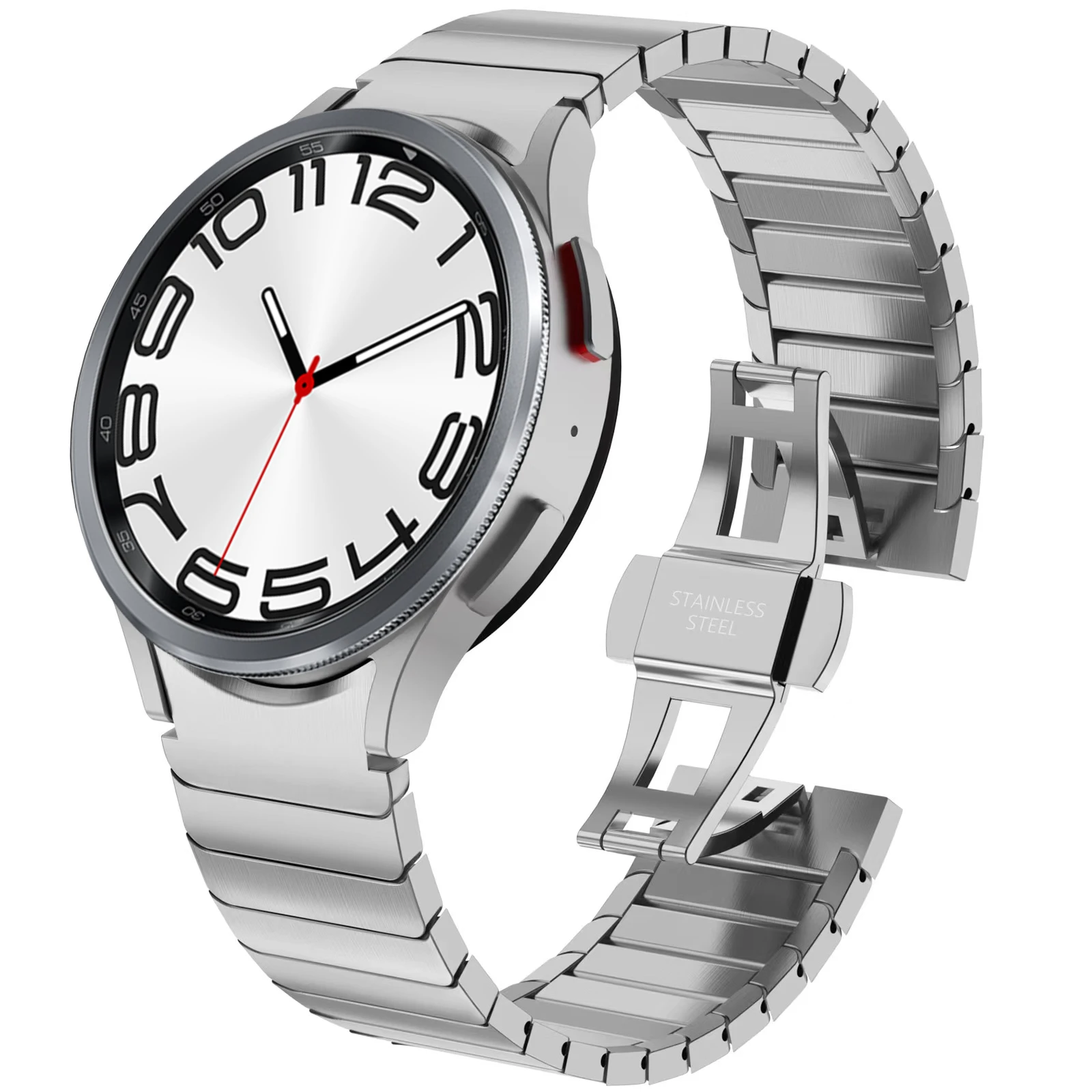 Elegant Stainless Steel Metal Strap