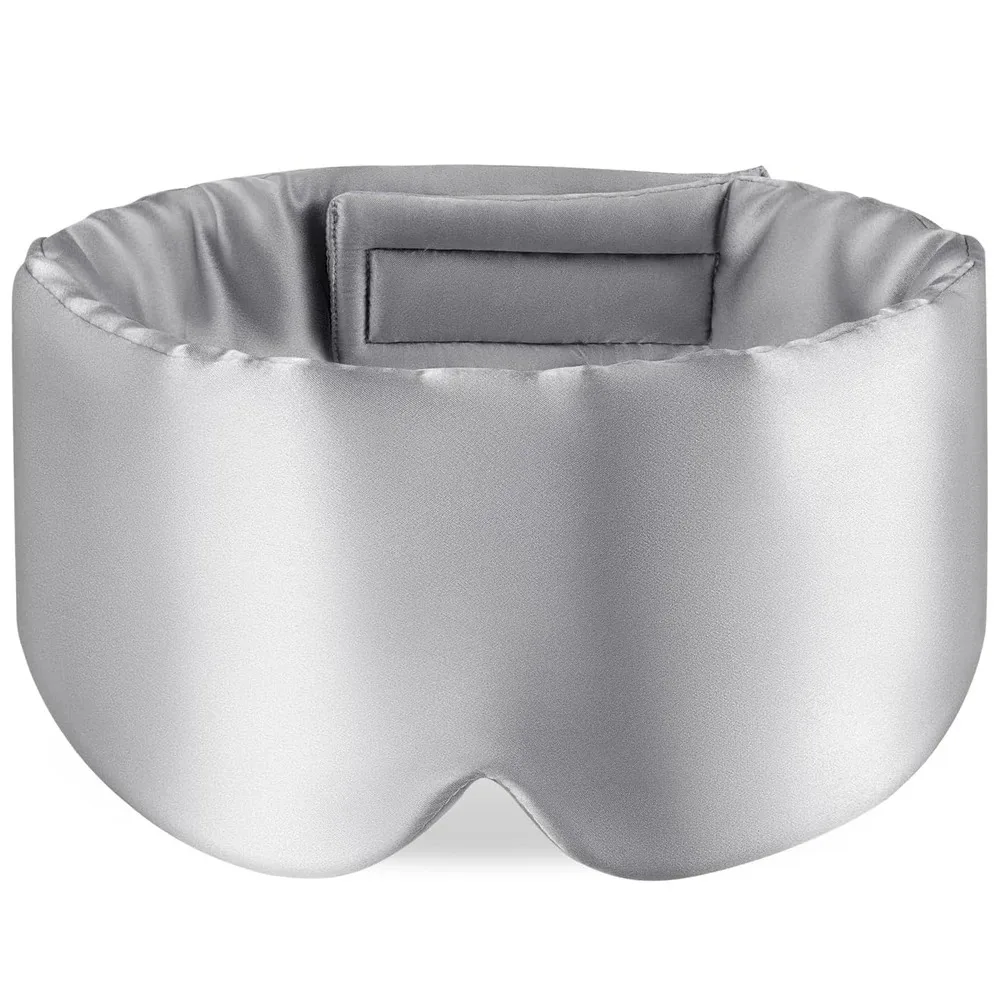 Luxurious Mulberry Silk Sleep Mask with Adjustable Headband - Ultimate Light Blocking