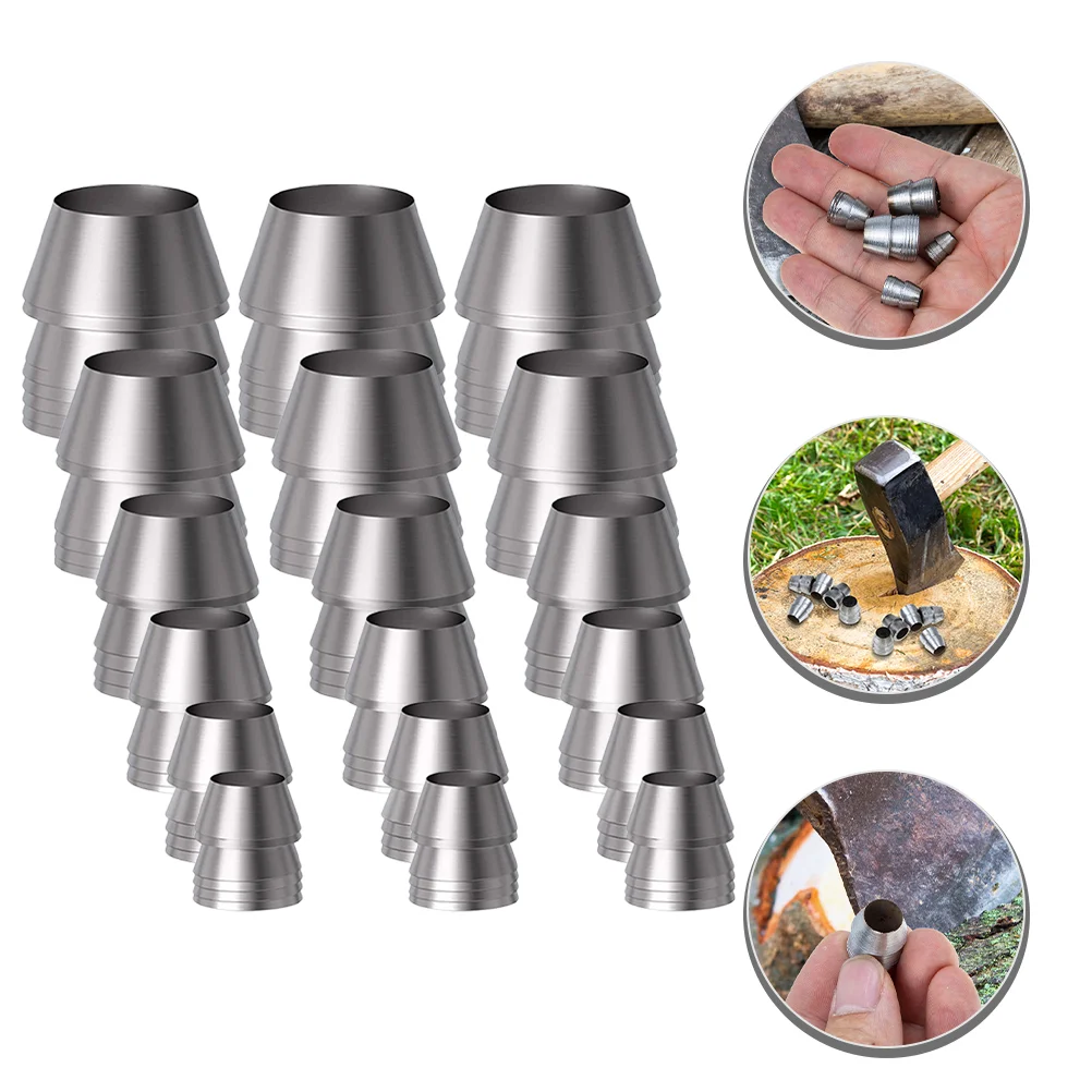 

18 Pcs Replacement for Hammer Wedge Handle Splitting Hatchet Fuel Tank Grommet Round Metal