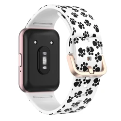 Colorful Sport Silicone Strap Accessory - Galaxy Fit 3 (Cat Paw)