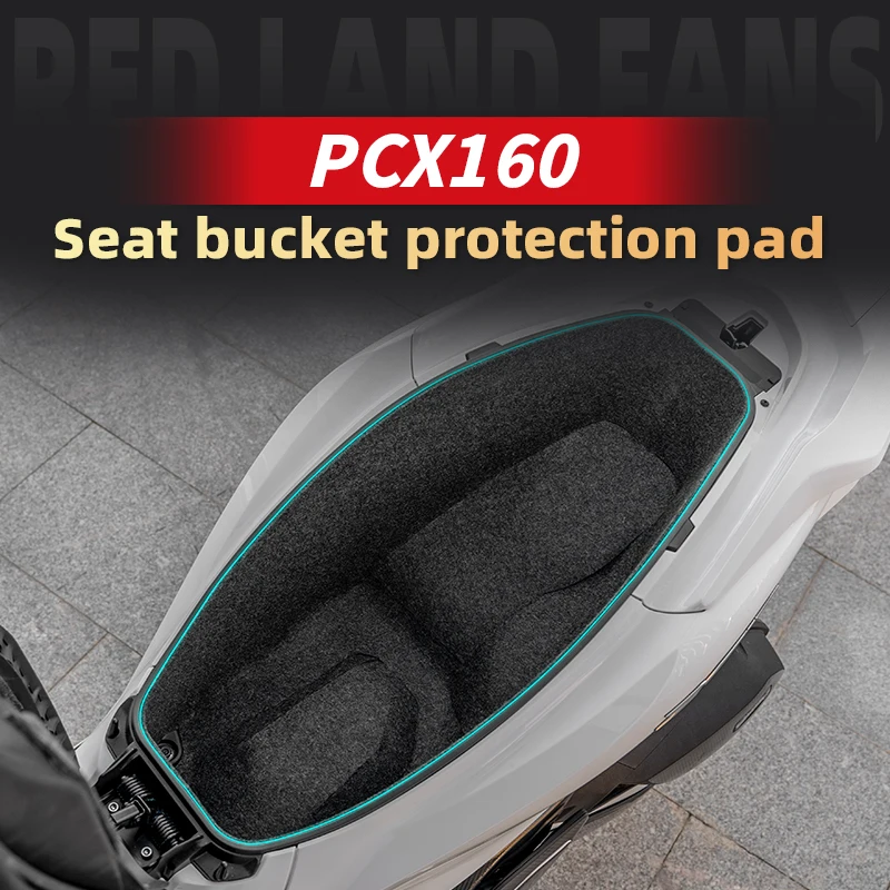 Used For HONDA PCX 160 Seat Bucket Pad Block Design Easy To Pasted Bike Accessories Storage Protection Pad Box Liner 3d printer accessories heated block mk7 mk8 mk10 v5 v6 pt100 volcano cr10 for print head extruder j head aluminum block