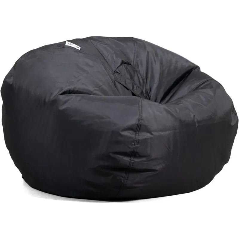 

Big Joe Classic Bean Bag Chair, Black Smartmax, Durable Polyester Nylon Blend, 2 feet Round