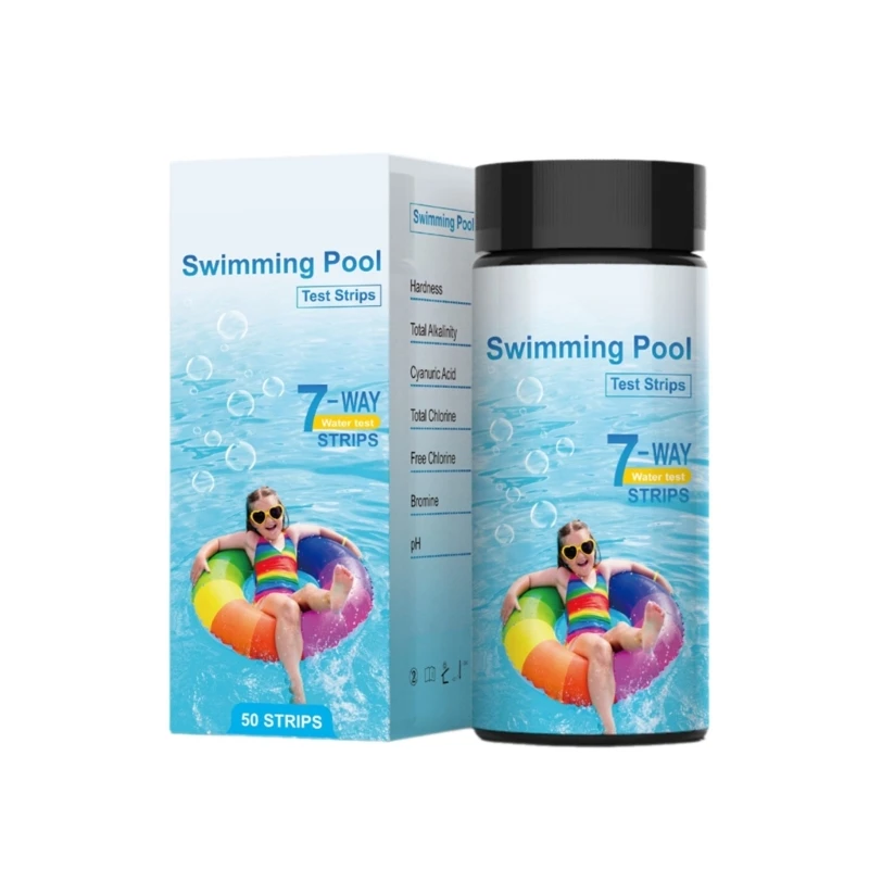 

50/100Pcs Water Quality Detection Testing for Hardness Total Alkalinity Cyanuric Acid Total Chlorine Detection